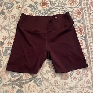 Uniqlo Chocolate Brown Biker Shorts, Size M